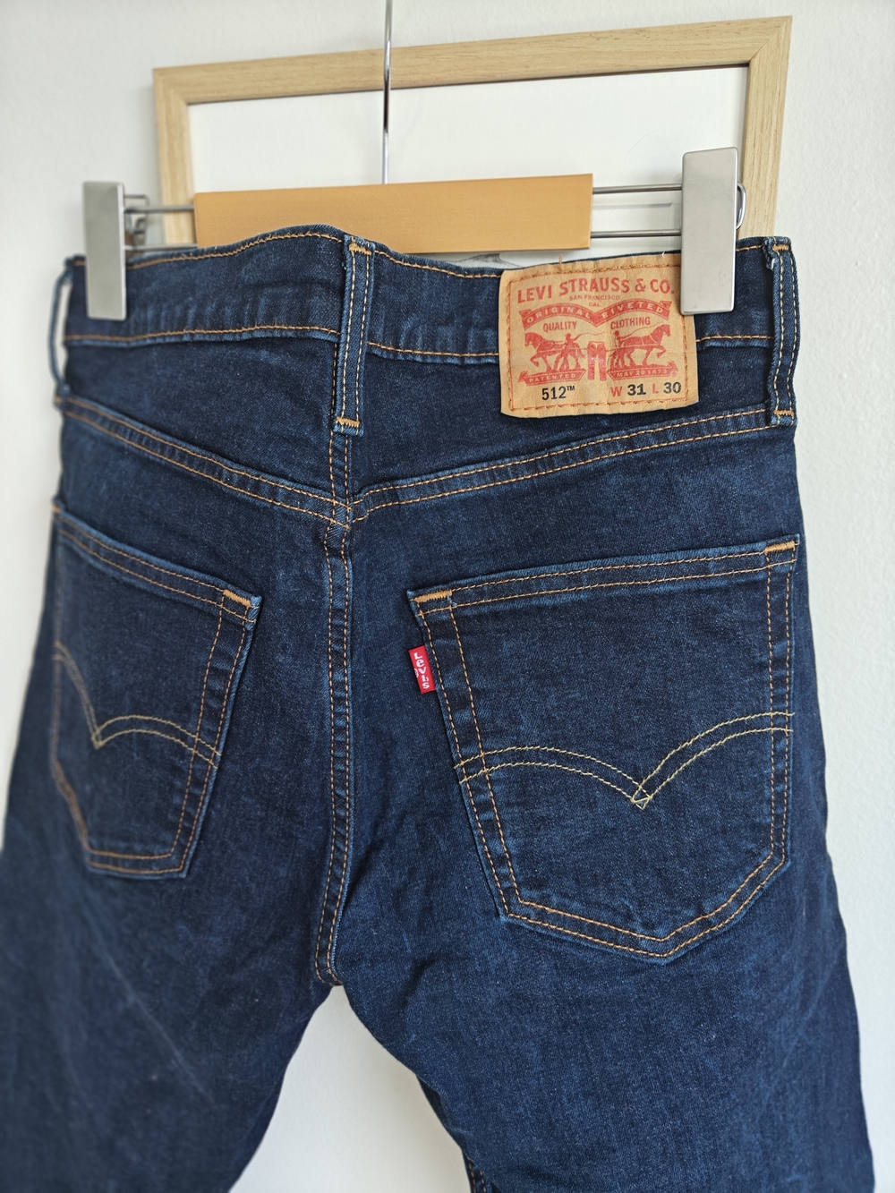 Levi's 512 Slim Taper Fit Men's Jeans - Dark Blue 31x30